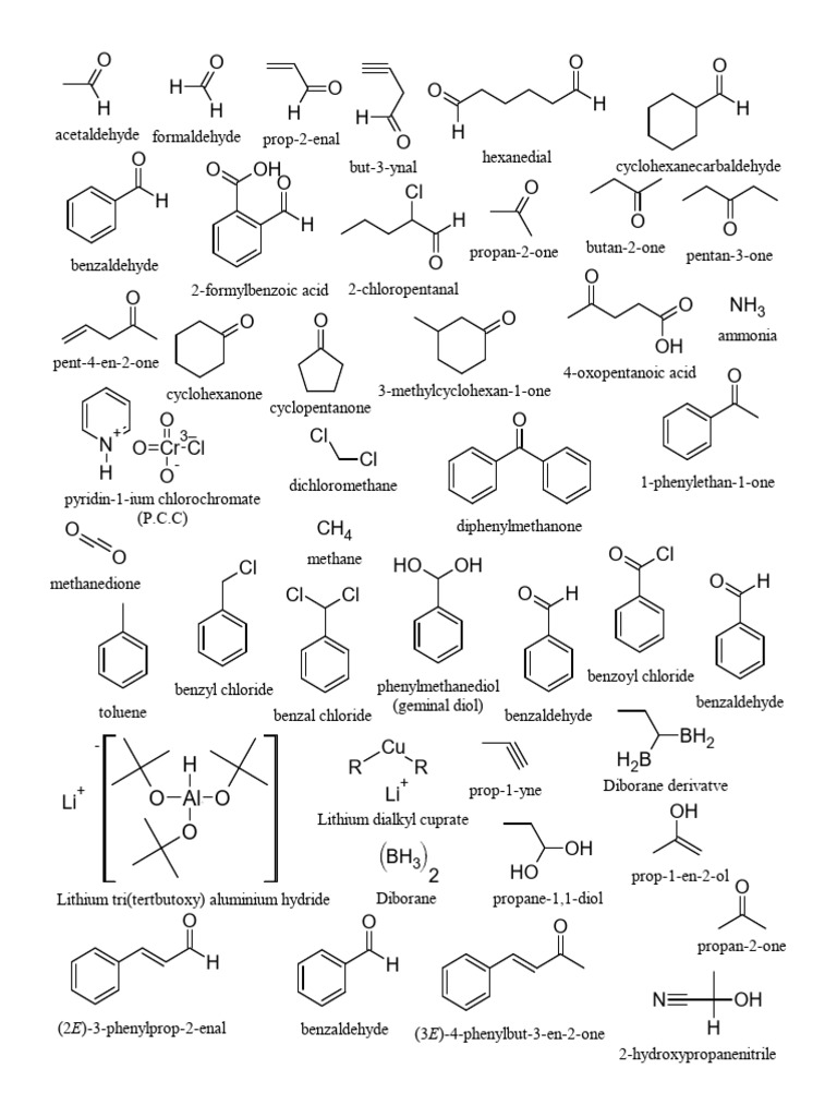 All Structures | PDF | Amine | Organic Compounds