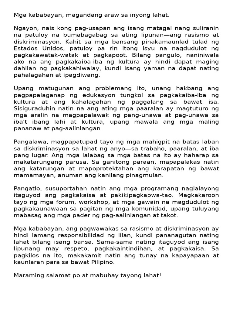 Mga Kababayan | PDF