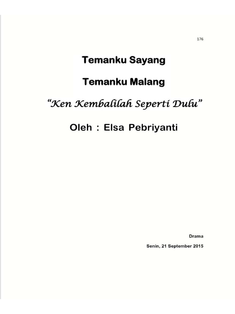 Temanku Sayang Temanku Malang | PDF