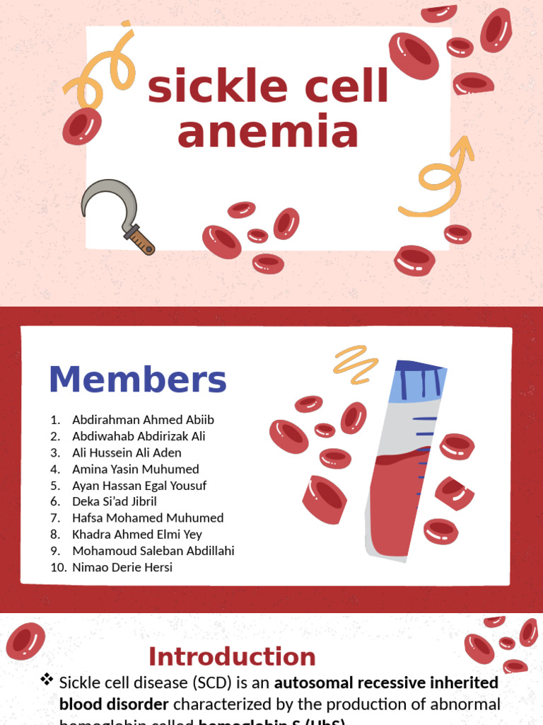 Sickle Cell Anemia Fgdytdytfuyf - DFDPPTX | PDF | Clinical Medicine | Blood