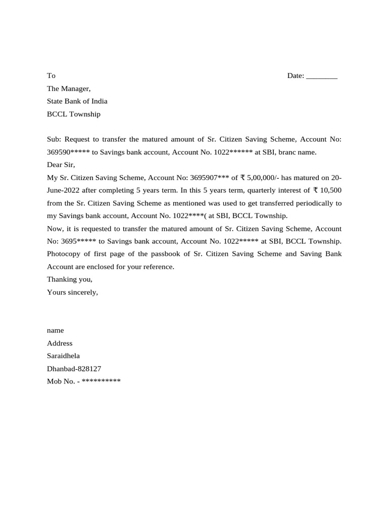 Sbi SR Citizen | PDF