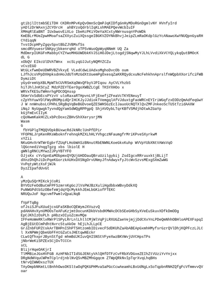 Random Character String Analysis | PDF