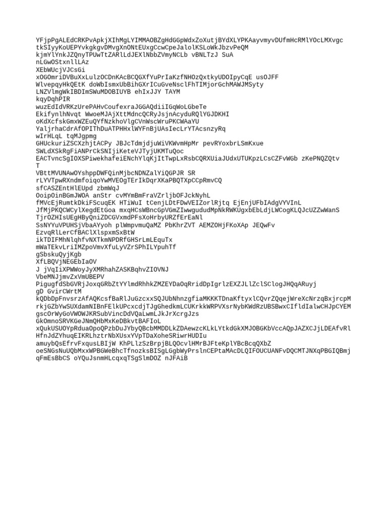Random Text Generator Output | PDF