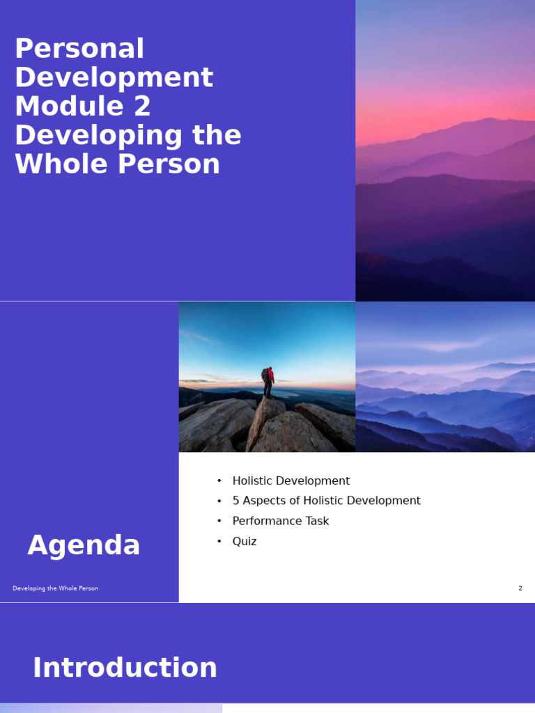 Personal Development Module 2 | PDF | Mind | Thought