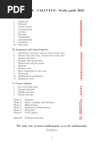 MAT 105 Course Overview and Guidelines | PDF | Integral | Function ...