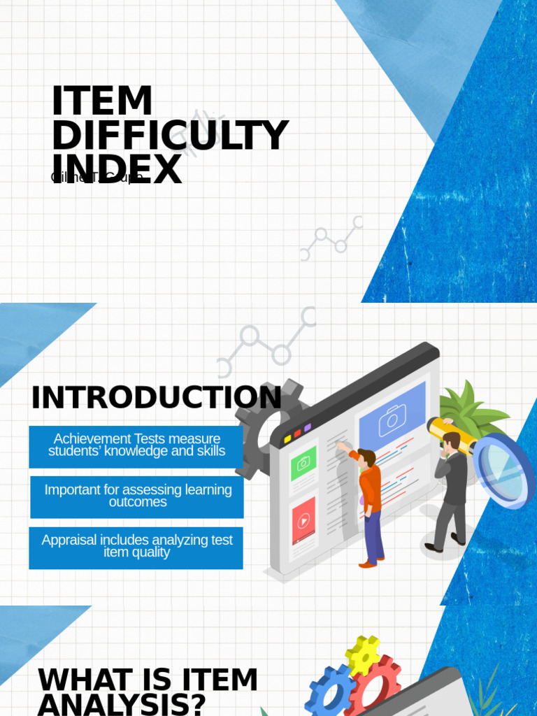 Item Difficulty Index Calculation Guide | PDF