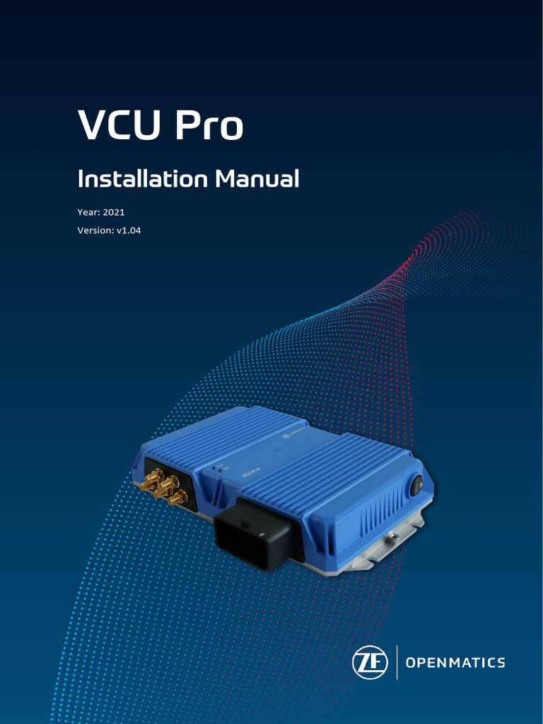 VCU Pro Installation Manual Overview | PDF | Electronics ...
