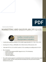 Marketing Plan - Construction Machinery