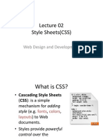 Style Sheets (CSS) : Web Design and Development