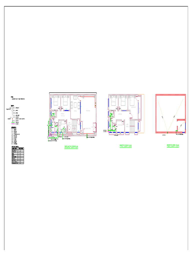 Detailed Floor Plans for Residential Layout | PDF