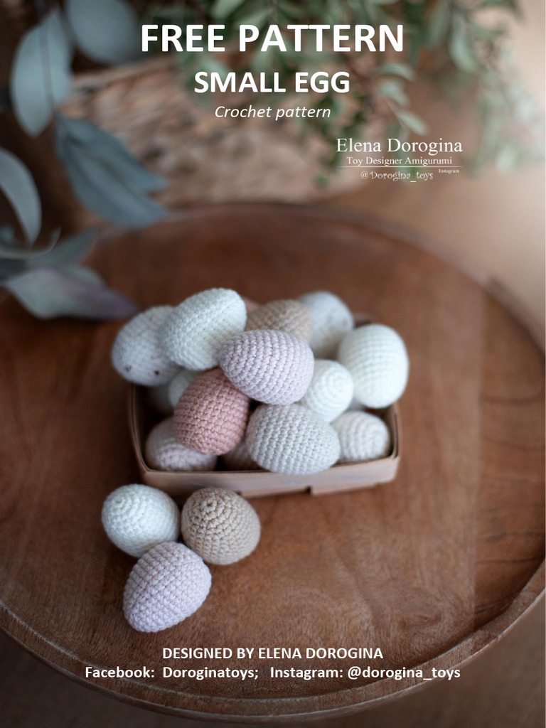 Free Small Egg Crochet Pattern | PDF