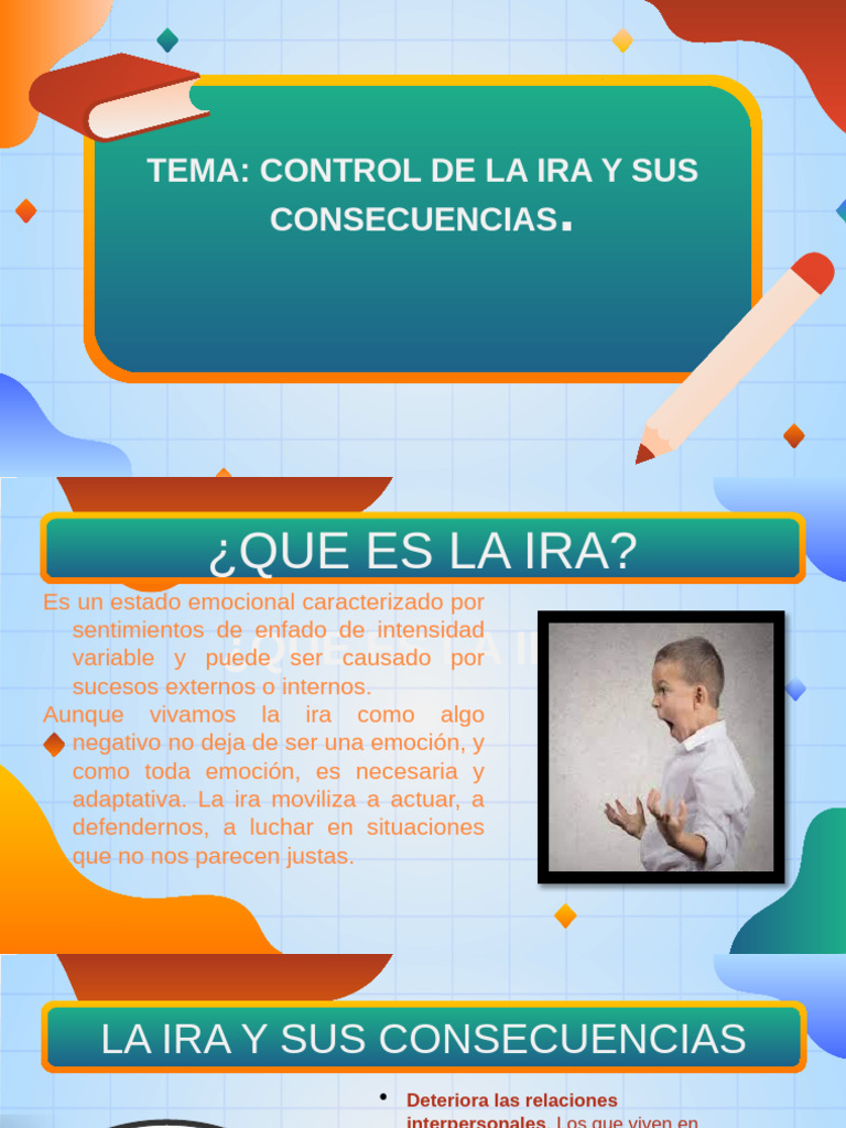 Control de la Ira: Estrategias Efectivas | PDF | Ira | Las emociones