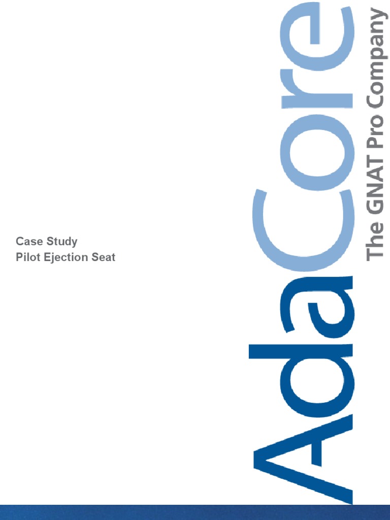Case Study Pilot Ejection Seat | PDF