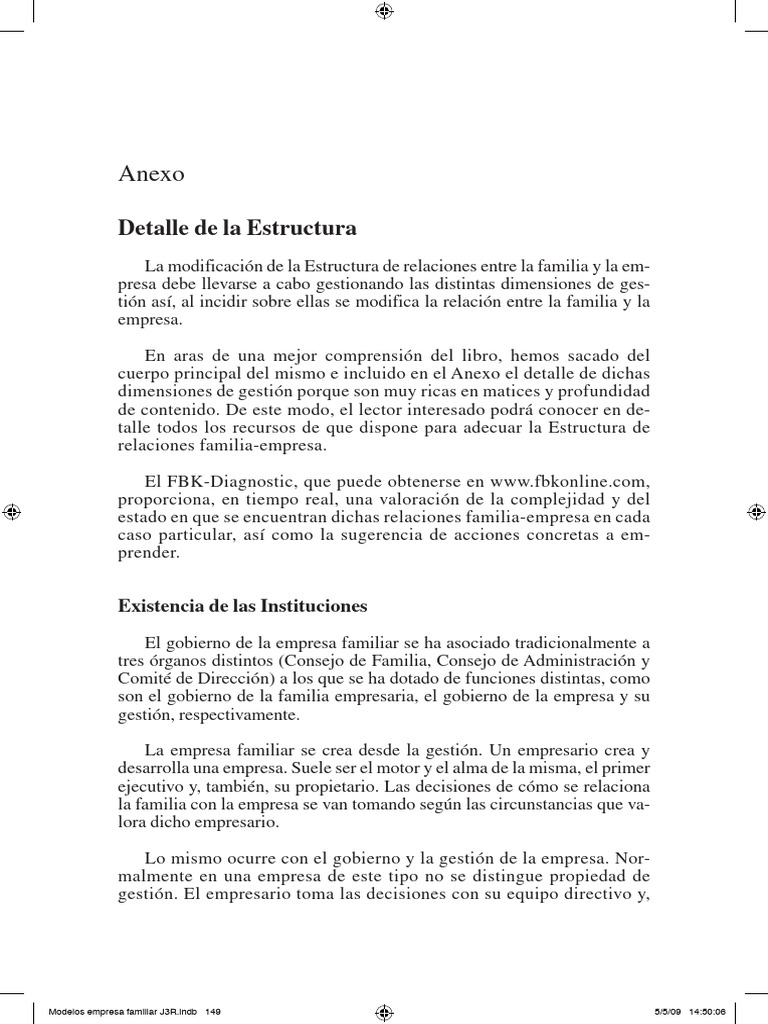 Existencia de Las Instituciones Empresas Familiares | PDF | Business ...