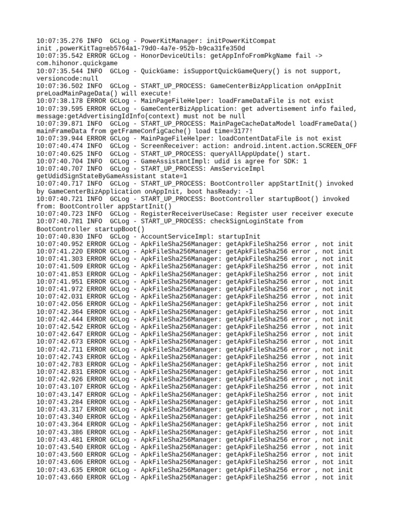 Startup Boot Process Log Analysis | PDF | Communications Protocols ...