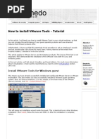 How to Install VMware Tools - Tutorial