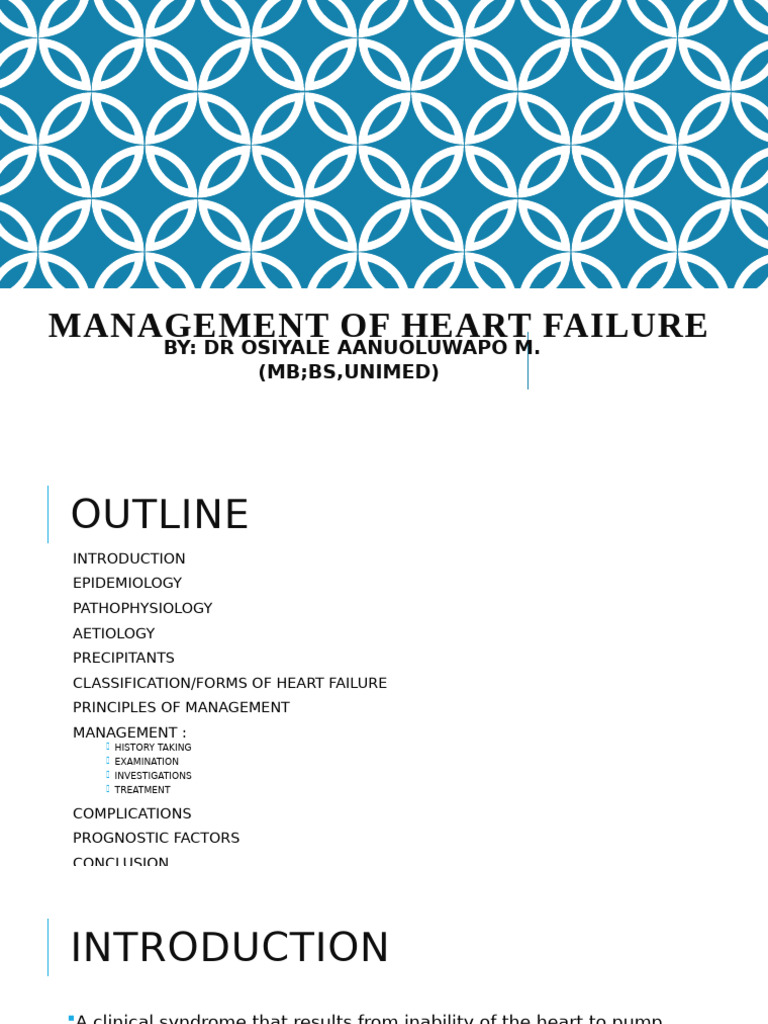 Heart Failure Management Guide | PDF | Heart Failure | Heart