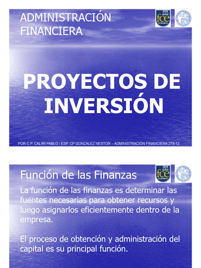 Funciones y Decisiones en Finanzas | PDF | Inversiones | Business