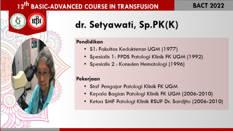 Dr. Setyawati, SPPK (K) | PDF