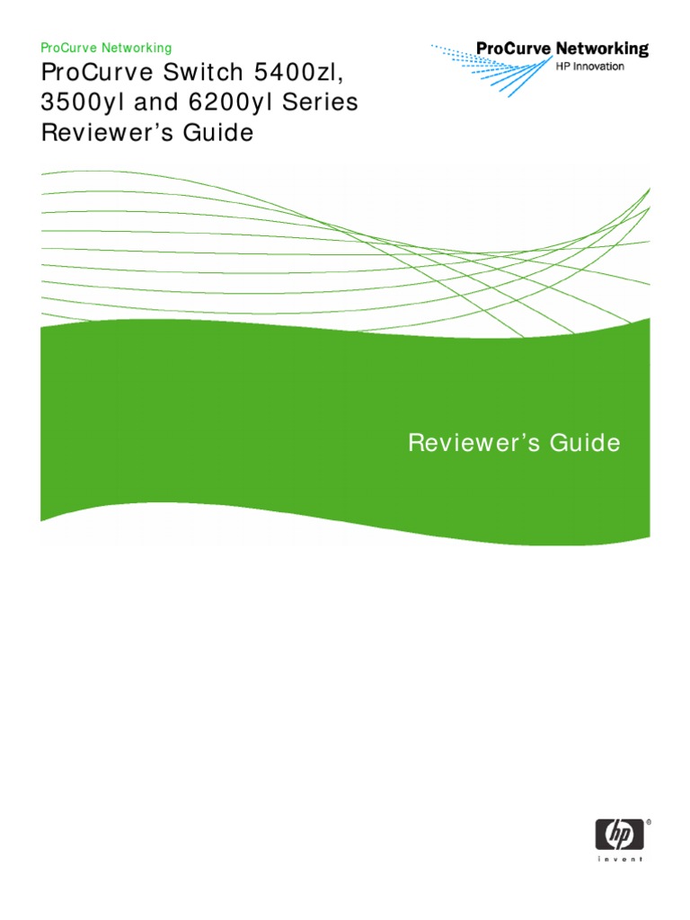 ProCurve Switch 5400zl Series Reviewers Guide[1] | Network Switch |  Computer Network