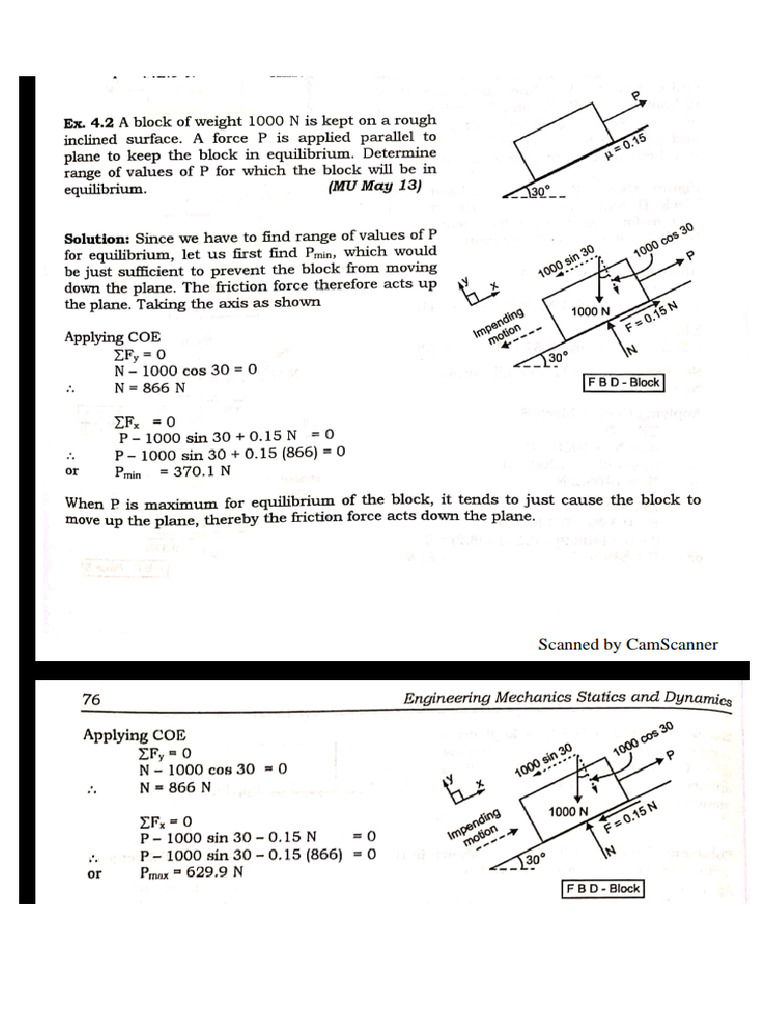 Mechanics QB Answers Module - 3 | PDF