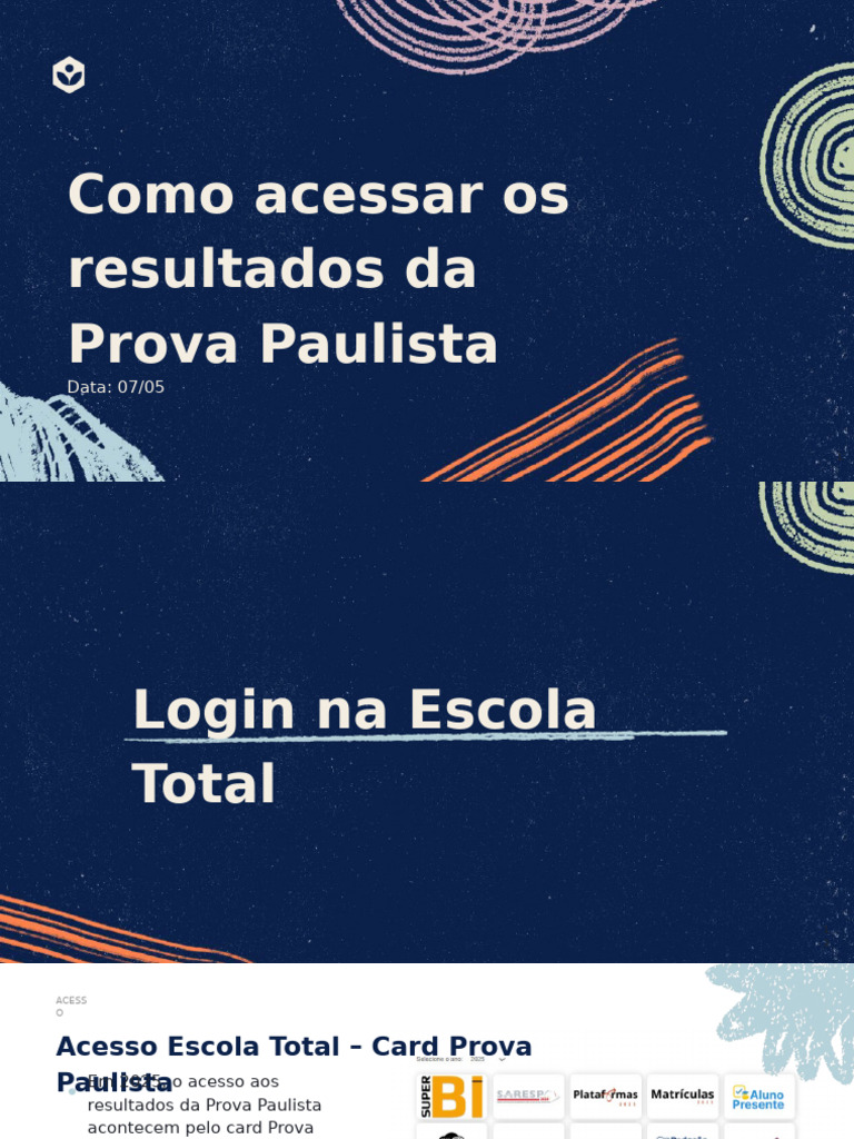 Prova Paulista Onde e Como Acessar | PDF