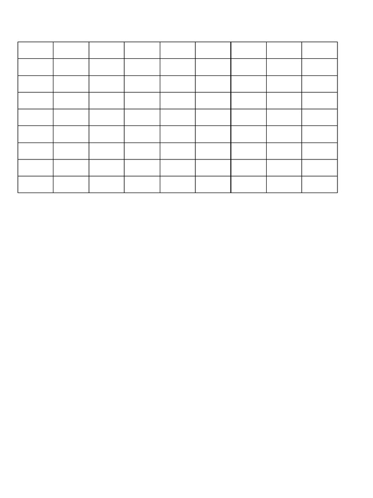 Clean Table Format | PDF