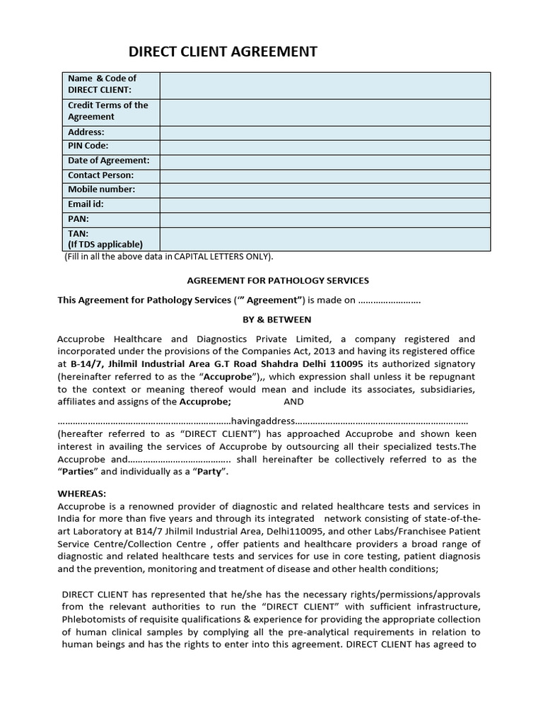 Agreement For Credit Clients 2024 | PDF | Intellectual Property | Cheque