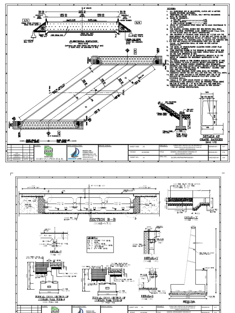 Hume Pipe Culvert Design Drawing | PDF