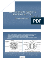 Elektromotorni Pogoni 4-5 Sinkroni Motori