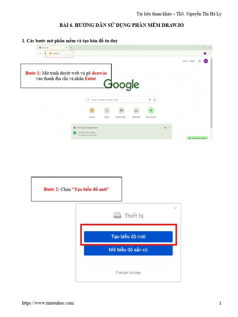 BÀI 7 - Hướng dẫn sử dụng draw.io | PDF