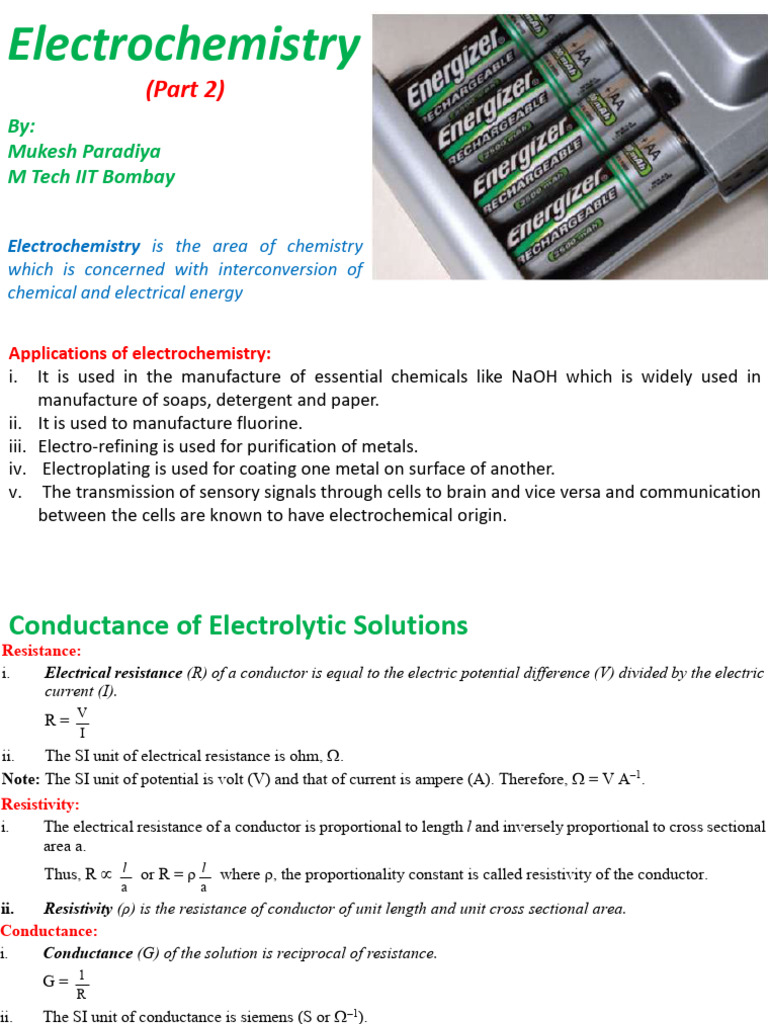 Asdffft | PDF | Electrical Resistivity And Conductivity | Electrolyte
