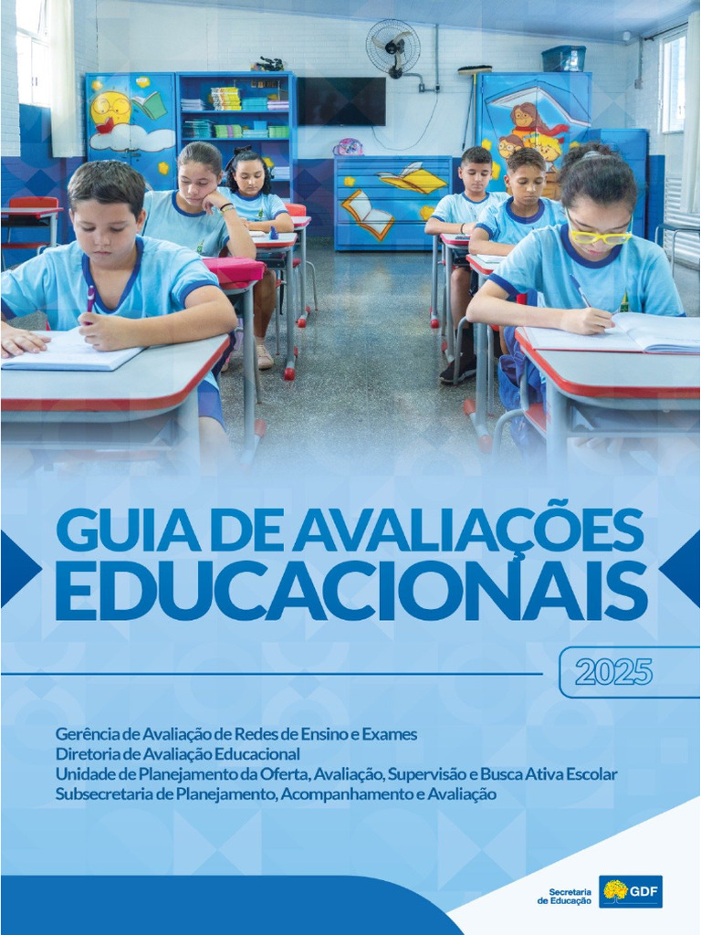 Guia de Avaliações Educacionais 2025 | PDF | Pedagogia | Programa para ...