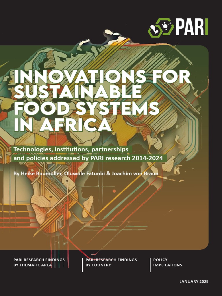 Innovation For Sustainable Food System in Africa - PARI | PDF | Food ...