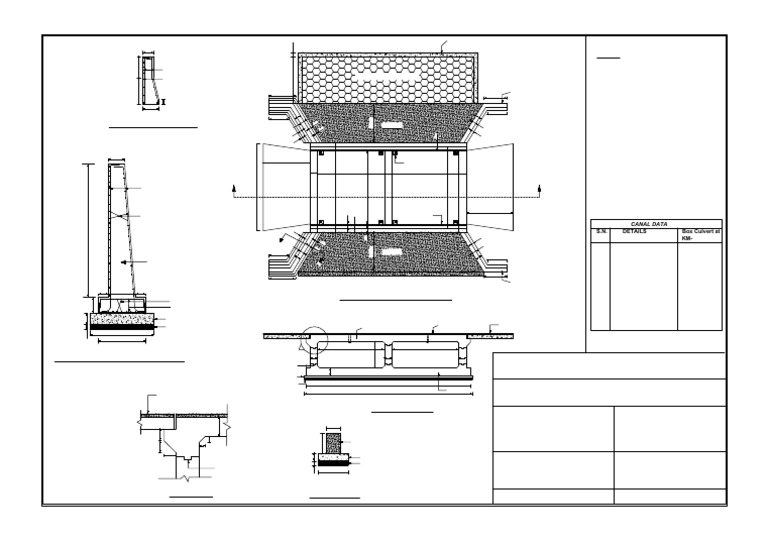 Box Culvert General Arrangement Drawing | PDF | Building Materials ...