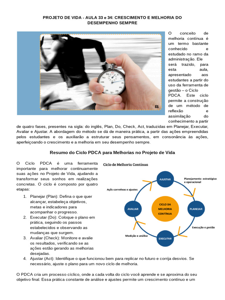 Aula 2 Projeto de Vida | PDF