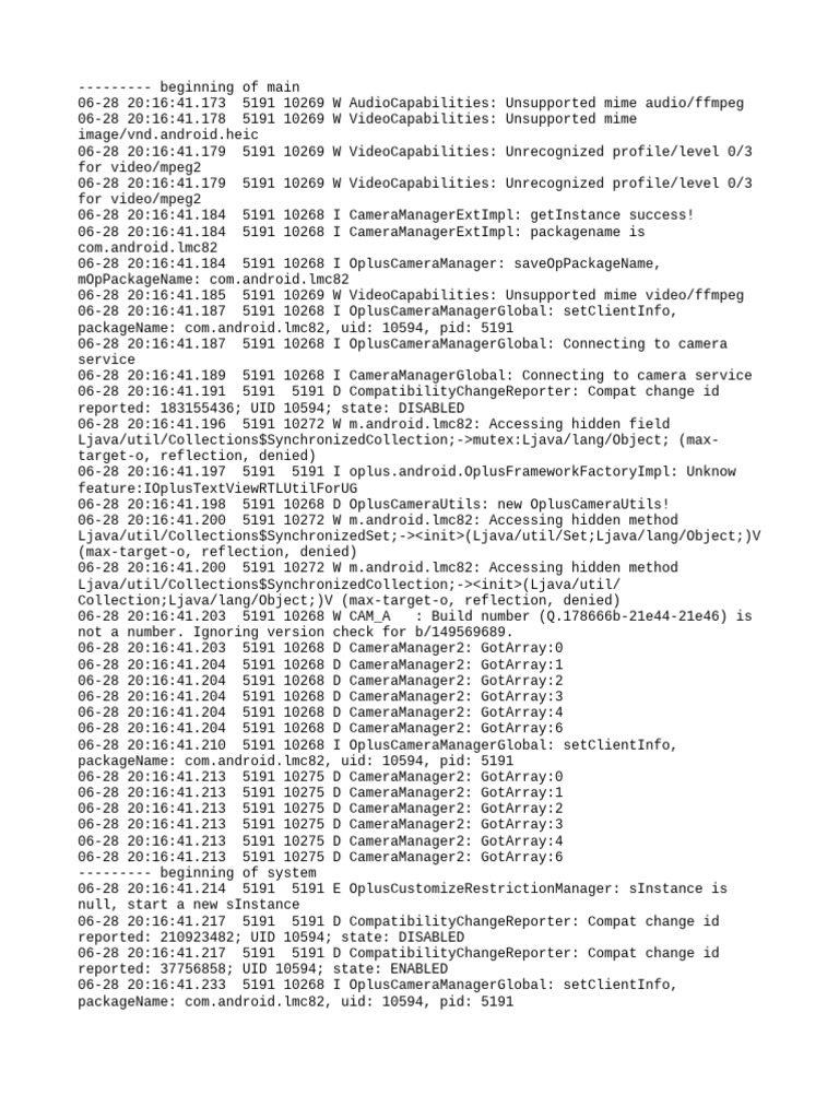 Camera and Audio Capabilities Log | PDF | Image Stabilization | Pointer ...