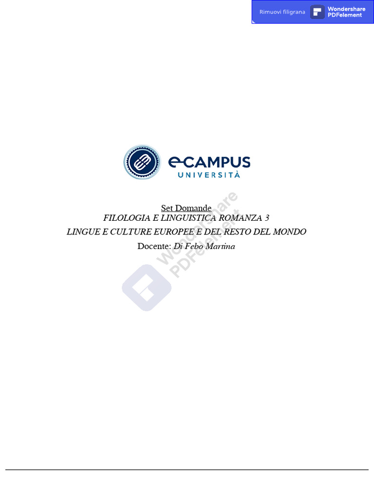 Filologia 3 | PDF