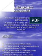 1 (A) - Applied Project Management