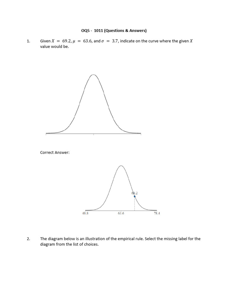OQ5-1011 With R Codes | PDF | Normal Distribution | Variance