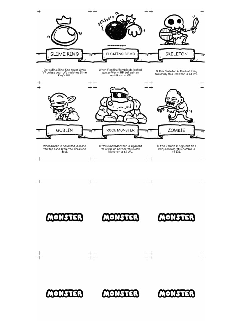 Monster - A4 - BW | PDF