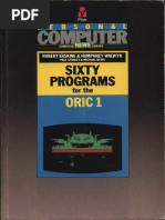 Sixty Programs for Oric 1 Users | PDF | Computing