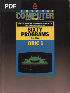 Pan - Sixty Programs For The Oric 1 | PDF | Computing