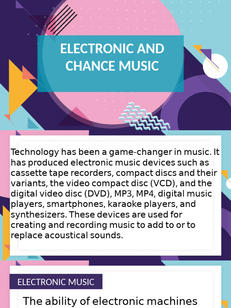 Electronic and Chance Music | PDF | Electronic Music | Piano