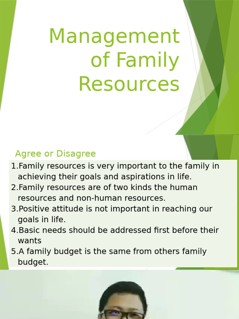 Managing Family Resources Effectively | PDF