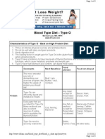 Http Www.drlam.com Blood Type Diet Blood o Chart