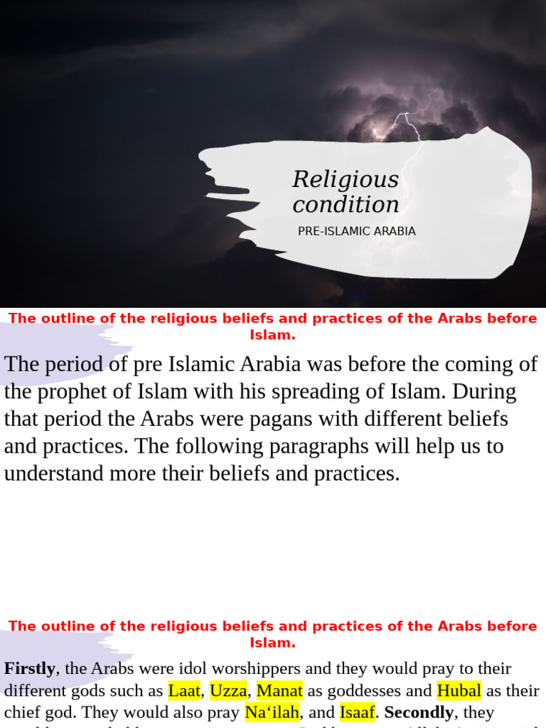 Pre-Islamic Arabian Religious Practices | PDF | Muhammad | Mecca