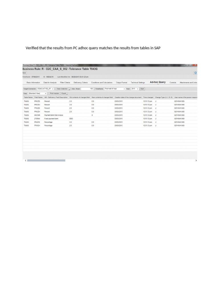 R - O2C - CAA - S - 002 - Tolerance Table T043G | PDF
