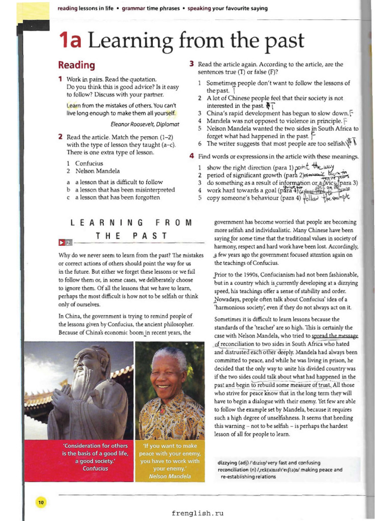 1A Learning From The Past | PDF