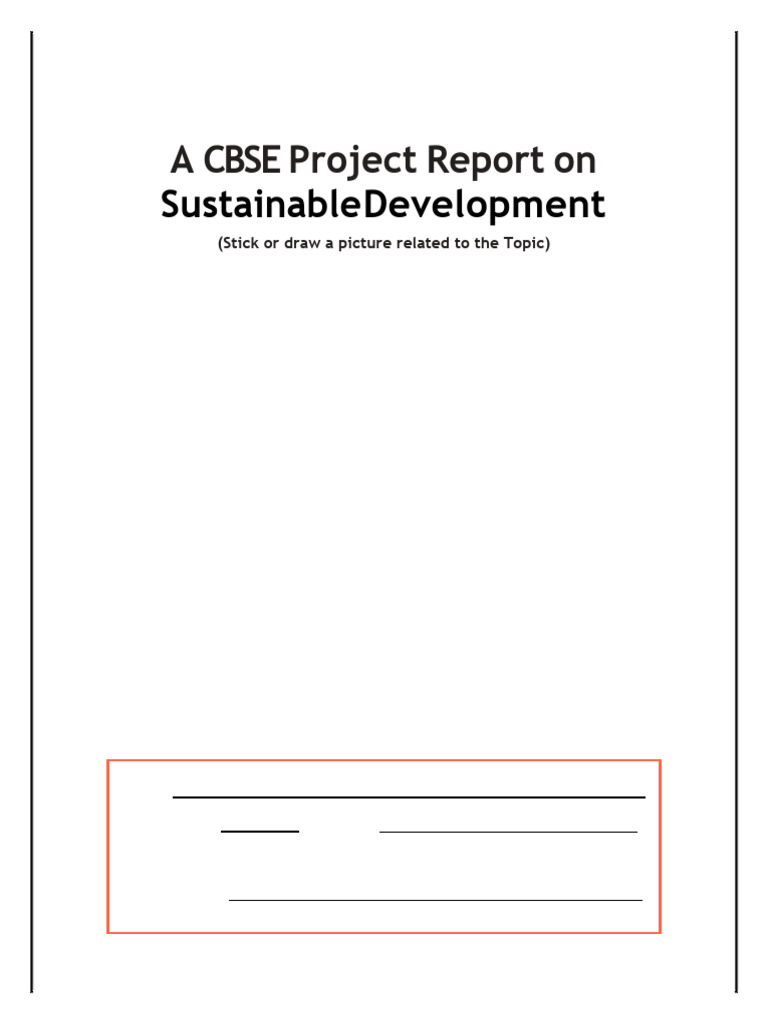 CBSE Project on Sustainable Development | PDF | Chess Openings | Chess